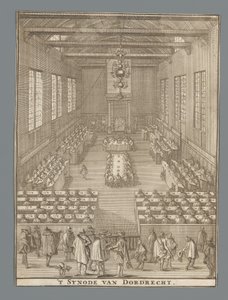 Apertura del sinodo di Dordrecht, 1618 da Anonymous