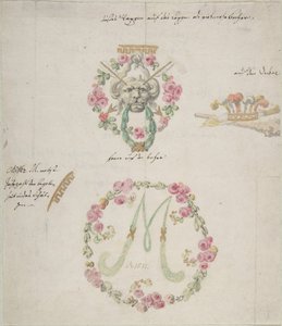 Disegni ornamentali per porcellana, XVIII secolo da Anonymous,.