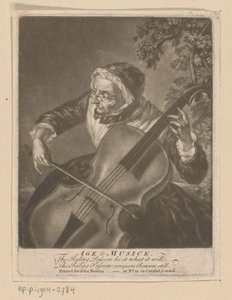 Vecchia donna suona il violoncello (Age & Musick)