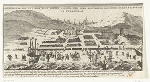 Alluvione a Scheveningen a Ognissanti, 1 novembre 1570 da Anonymous
