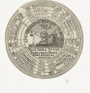 Medaglia con un emblema e i nomi degli elettori di Brandeburgo