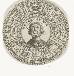Medaglia con il ritratto di Leone III e i nomi degli imperatori bizantini
