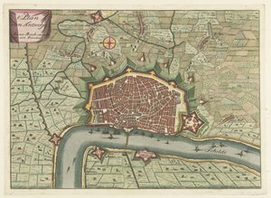 Pianta di Anversa, ca. 1706 da Anonymous