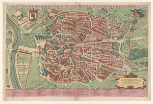 Mappa di Madrid