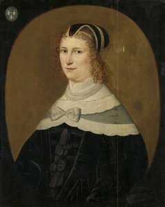 Ritratto di una donna, chiamata Theodora de Visscher, moglie di Jacob Rijswijk da Anonymous