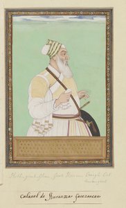 Ritratto di Fath Jang Khan, il gran visir di Aurangzeb da Anonymous
