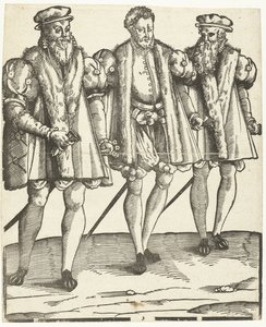 Ritratto di Gaspard, Francois e Odet de Coligny