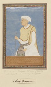 Ritratto di Neknam-khan; è stato visir del Sultano Abdullah e ha servito come comandante dell