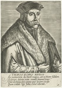 Ritratto di Tommaso Moro (Thomas Morvs Anglvs) da Anonymous