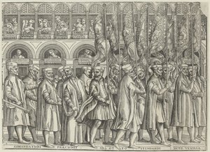 Processione del doge di Venezia (ottava parte) da Anonymous