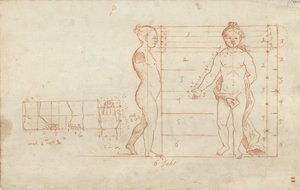 Studio di proporzioni di una bambina di sei anni da Anonymous