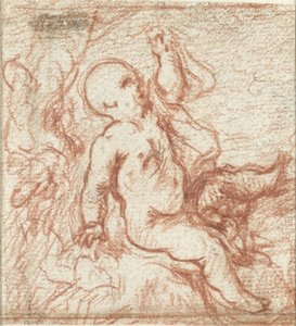 Putto in un paesaggio da Anonymous