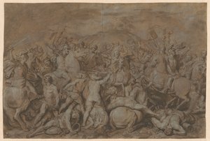 Battaglia di cavalieri nell