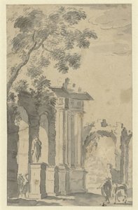 Rovine e una statua da Anonymous