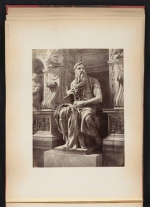 Scultura di Mosè di Michelangelo, monumento per Giulio II, S. Pietro in Vincoli a Roma, Italia da Anonymous