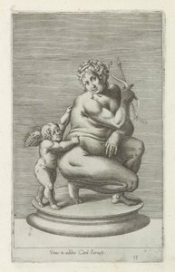 Scultura di Venere e Amore da Anonymous