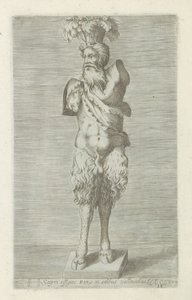 Scultura di un satiro da Anonymous
