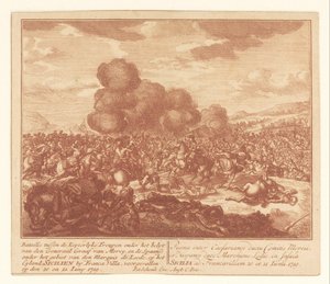 Battaglia tra truppe imperiali e spagnoli in Sicilia, giugno 1719 da Anonymous
