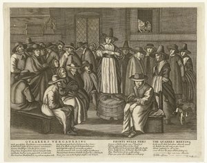 Caricatura dei Quaccheri inglesi, ca. 1656 da Anonymous
