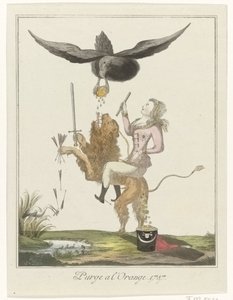 Caricatura del pagamento olandese alla Prussia, 1787 da Anonymous
