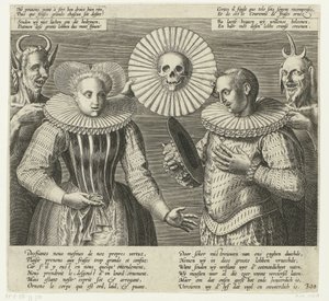 Caricatura del colletto rigido, ca. 1600