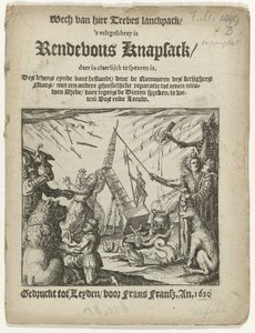 Pagina del titolo del pamphlet: Rendevous Knapsack, 1620 da Anonymous