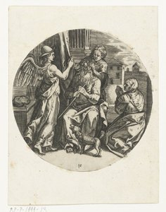 Tobia guarisce il cieco Tobit (Storia di Tobia)