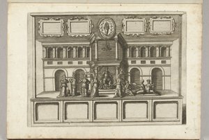 Scena con virtù e vizi, 1594 da Anonymous