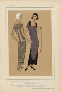 Très Parisien, 1923, No 10: 14.- DISCUSSION. - In marocchino stampato... da Anonymous