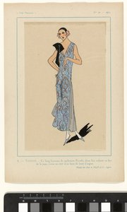 Très Parisien, 1923, No 10: 3.- TIMIDEZZA. - Questo lungo abito...