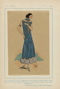 Très Parisien, 1923, No 11: 14. - LAQUE DE CHINE. - Charmante est cette toilette... da Anonymous
