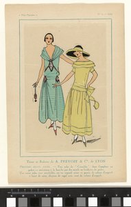 Très Parisien, 1923, No. 2: Tessuti e nastri di A. PRÉVOST & Cie. di Lione da Anonymous