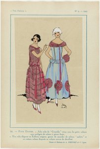 Très Parisien, 1923, No. 4: 16. - PER BALLARE. 1. Grazioso abito di Crisseldy da Anonymous