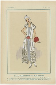 Très Parisien, 1923, No. 4: 8. - MARCHESA. Su un fodero... da Anonymous