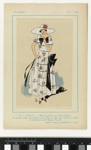 Très Parisien, 1923, No 5: 17.- TIMIDITÉ. - 1. Abito di velo da Anonymous