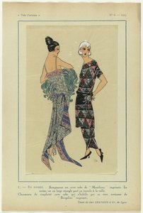 Très Parisien, 1923, No 6: 1 - EN SOIRÉE. - Somptueuse est cette robe... da Anonymous