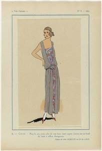 Très Parisien, 1923, No 6: 6.- CRICRI. - Per la sera, questo abito... da Anonymous