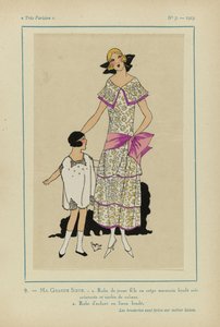 Très Parisien, 1923, No 7: 9.- MA GRANDE SOEUR. - 1. Abito da ragazza... da Anonymous