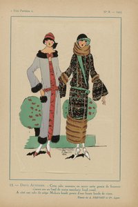 Très Parisien, 1923, No 8: 13.- DOLCE AUTUNNO. - Questo abito cappotto... da Anonymous