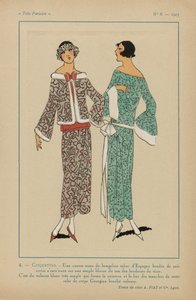 Très Parisien, 1923, No 8: 4. - COQUETTES. / Una giacca corta... da Anonymous
