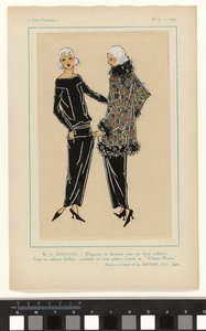 Très Parisien, 1923, No 9: 8. - SEMPLICITÀ. - Eleganti e discrete... da Anonymous