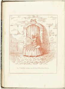 Padre Tempo davanti alla porta del futuro, 1795 da Anonymous