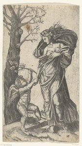 Riconciliazione di Minerva e Cupido da Anonymous
