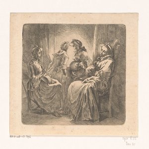 Quattro dame alla finestra