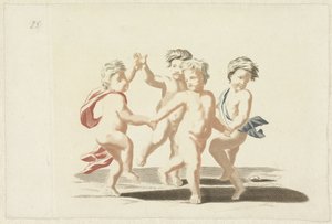 Quattro putti danzanti