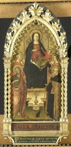 Vergine con Bambino in trono con quattro santi, San Giovanni Battista, Sant