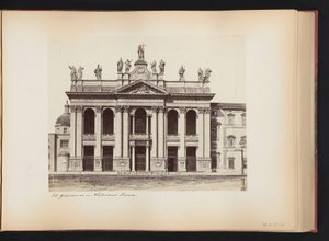Facciata della Basilica di San Giovanni in Laterano a Roma