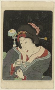 Donna che si taglia le unghie (Musume jûni kagetsu) da Anonymous
