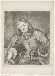 Giovane seduto da Anonymous