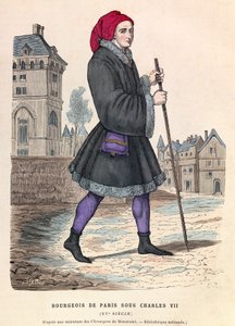 Un borghese di Parigi sotto il regno di Re Carlo VII da Anonymous Anonymous